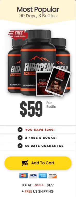 Endopeak 3 Bottles